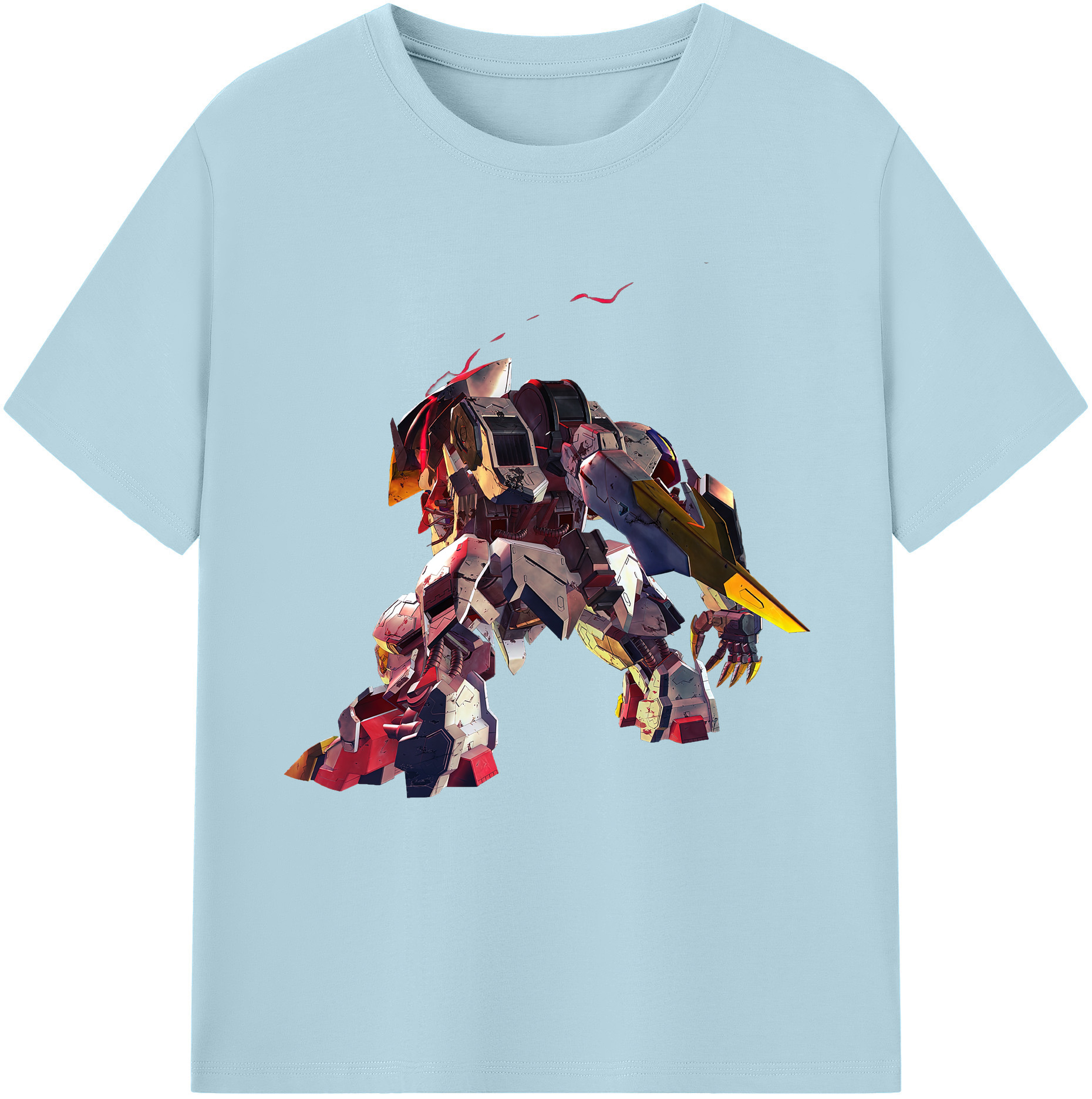 （画像用） 機動戦士ガンダム Mobile Suit Gundam 綿100％半袖Tシャツ（フロントプリント）